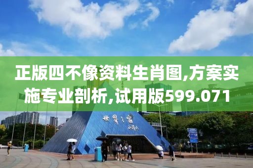 正版四不像资料生肖图,方案实施专业剖析,试用版599.071
