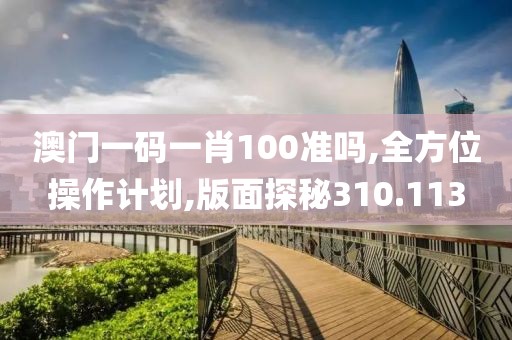 澳门一码一肖100准吗,全方位操作计划,版面探秘310.113