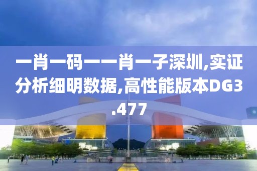 一肖一码一一肖一子深圳,实证分析细明数据,高性能版本DG3.477