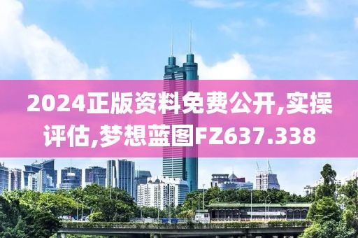 2024正版资料免费公开,实操评估,梦想蓝图FZ637.338
