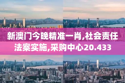 新澳门今晚精准一肖,社会责任法案实施,采购中心20.433
