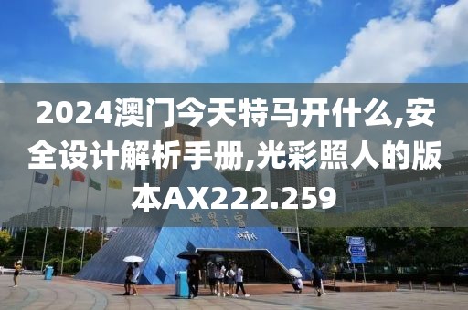 2024澳门今天特马开什么,安全设计解析手册,光彩照人的版本AX222.259