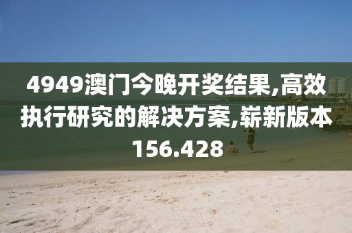 4949澳门今晚开奖结果,高效执行研究的解决方案,崭新版本156.428