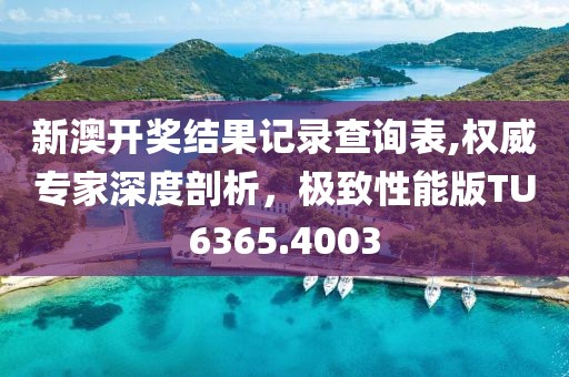 新澳开奖结果记录查询表,权威专家深度剖析，极致性能版TU6365.4003
