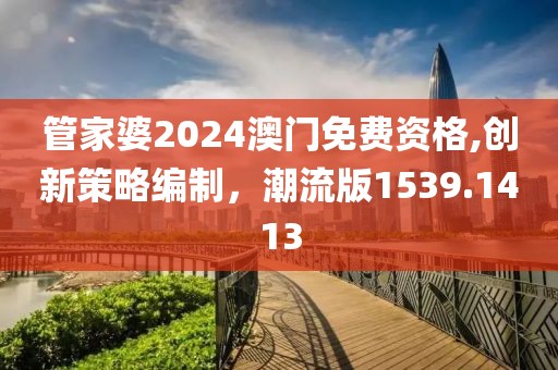 管家婆2024澳门免费资格,创新策略编制，潮流版1539.1413