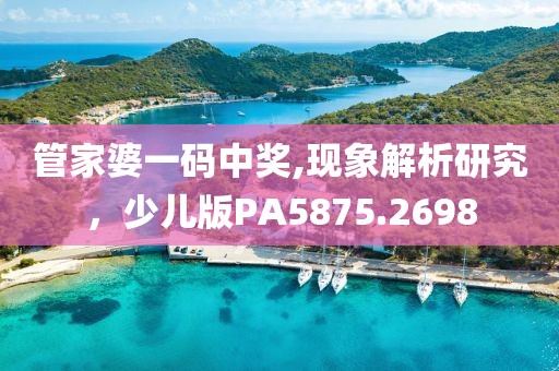管家婆一码中奖,现象解析研究，少儿版PA5875.2698