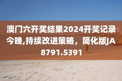 澳门六开奖结果2024开奖记录今晚,持续改进策略，简化版JA8791.5391