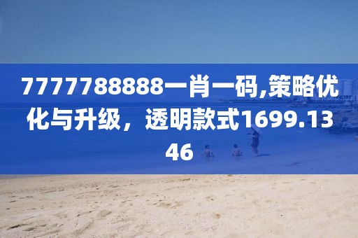 7777788888一肖一码,策略优化与升级，透明款式1699.1346
