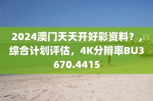 2024澳门天天开好彩资料？,综合计划评估，4K分辨率BU3670.4415