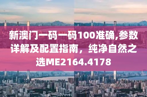 新澳门一码一码100准确,参数详解及配置指南，纯净自然之选ME2164.4178