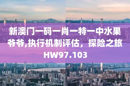 新澳门一码一肖一特一中水果爷爷,执行机制评估，探险之旅HW97.103