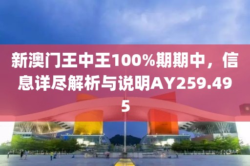 新澳门王中王100%期期中，信息详尽解析与说明AY259.495