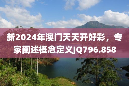 新2024年澳门天天开好彩，专家阐述概念定义JQ796.858