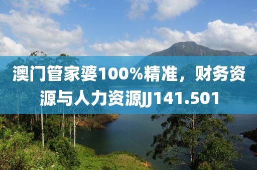 澳门管家婆100%精准，财务资源与人力资源JJ141.501