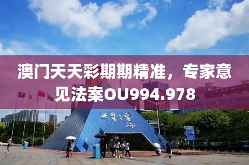 澳门天天彩期期精准，专家意见法案OU994.978