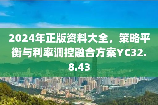 2024年正版资料大全，策略平衡与利率调控融合方案YC32.8.43