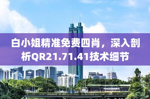 白小姐精准免费四肖，深入剖析QR21.71.41技术细节