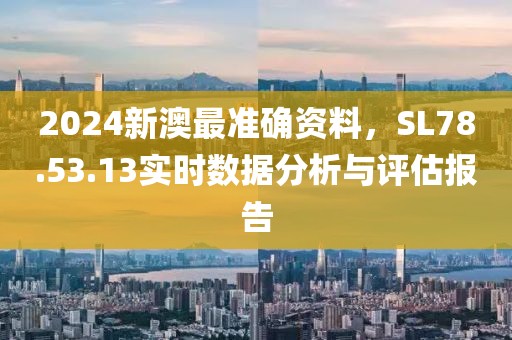 2024新澳最准确资料，SL78.53.13实时数据分析与评估报告