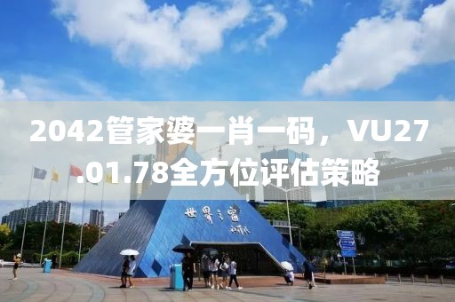 2042管家婆一肖一码，VU27.01.78全方位评估策略