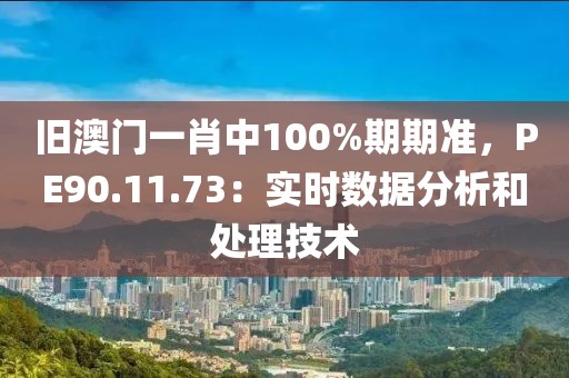 旧澳门一肖中100%期期准，PE90.11.73：实时数据分析和处理技术