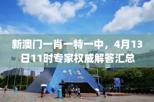 新澳门一肖一特一中，4月13日11时专家权威解答汇总