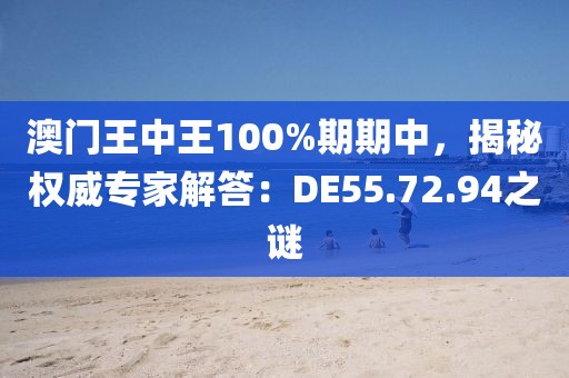 澳门王中王100%期期中，揭秘权威专家解答：DE55.72.94之谜