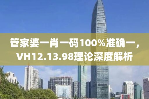 管家婆一肖一码100%准确一，VH12.13.98理论深度解析