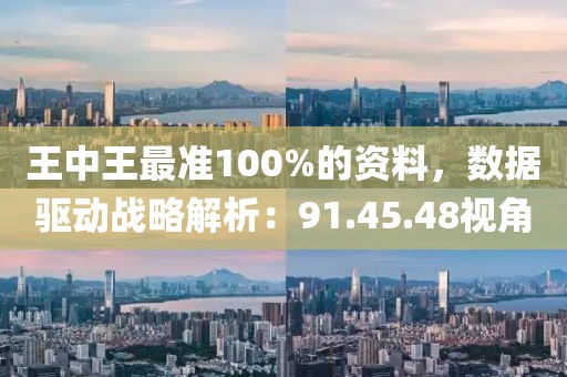 王中王最准100%的资料，数据驱动战略解析：91.45.48视角