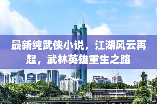 最新纯武侠小说，江湖风云再起，武林英雄重生之路