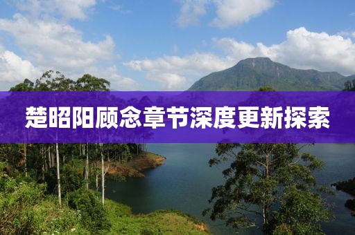 楚昭阳顾念章节深度更新探索