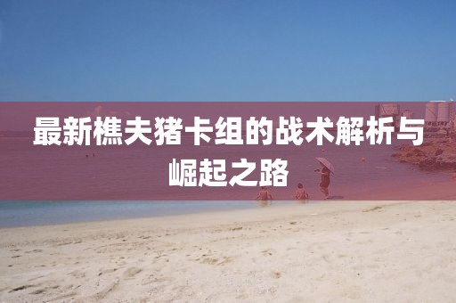 最新樵夫猪卡组的战术解析与崛起之路
