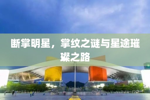断掌明星，掌纹之谜与星途璀璨之路