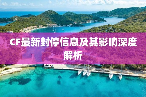 CF最新封停信息及其影响深度解析