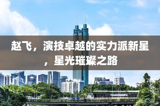 赵飞，演技卓越的实力派新星，星光璀璨之路