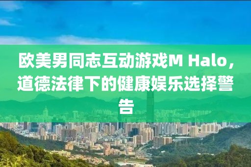 欧美男同志互动游戏M Halo，道德法律下的健康娱乐选择警告