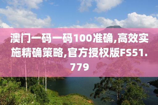 澳门一码一码100准确,高效实施精确策略,官方授权版FS51.779