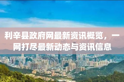 利辛县政府网最新资讯概览，一网打尽最新动态与资讯信息