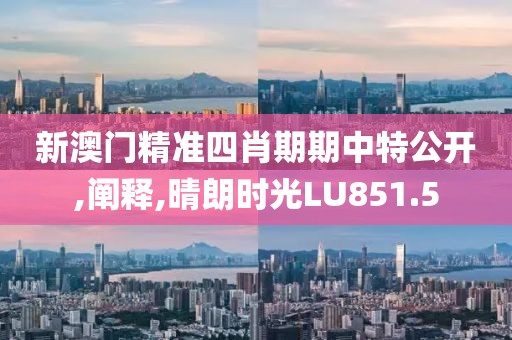 新澳门精准四肖期期中特公开,阐释,晴朗时光LU851.5