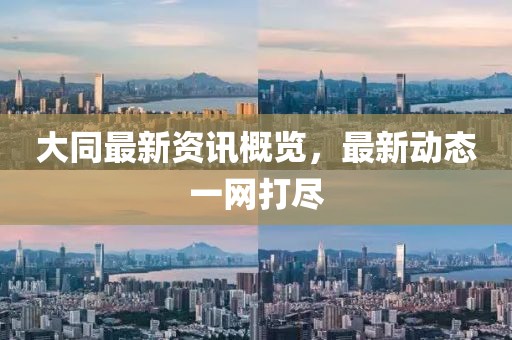 大同最新资讯概览，最新动态一网打尽