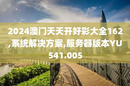 2024澳门天天开好彩大全162,系统解决方案,服务器版本YU541.005