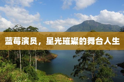 蓝莓演员，星光璀璨的舞台人生